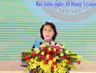 Chủ tịch Quốc hội Nguyễn Thị Kim Ngân dự Lễ kỷ niệm 20 năm tái lập tỉnh Bạc Liêu